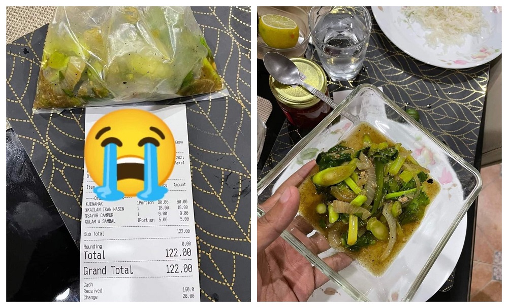 The restaurant hopes the customer will contact them to solve the issue. u00e2u20acu2022 Pictures from Facebook/Penang Kini