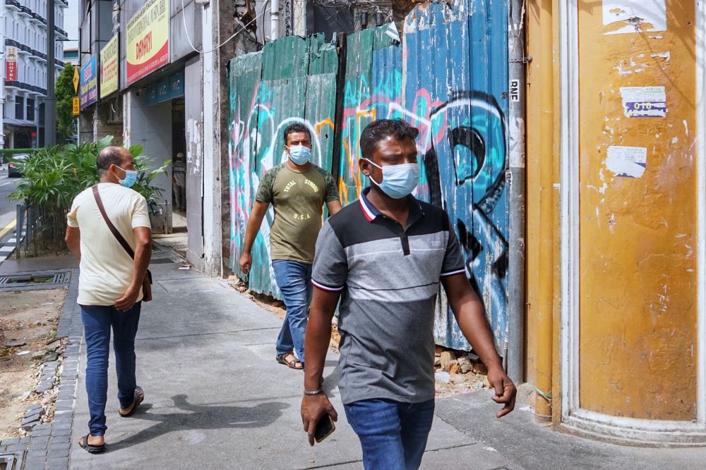 People are seen wearing protective masks in public in Kuala Lumpur November 28, 2021. u00e2u20acu201d Picture by Ahmad Zamzahuri