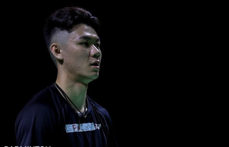 The 23-year-old decided to withdraw while trailing 9-11 against Denmarku00e2u20acu2122s Rasmus Gemke in the opening round match at the Bali International Convention Centre in Nusa Dua, November 16, 2021. u00e2u20acu201d Picture from Facebook/Lee Zii Jia