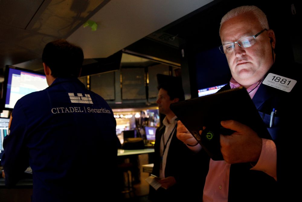 Traders work on the floor of the New York Stock Exchange in New York City October 20, 2021. u00e2u20acu201d  Reuters pic