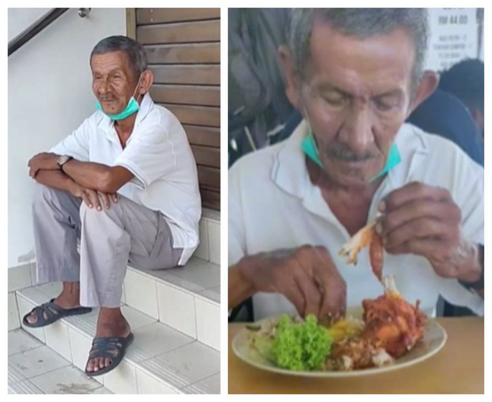 Norwahida Ismail's father would patiently wait for her daughter before they have together. u00e2u20acu201d TikTok screencap