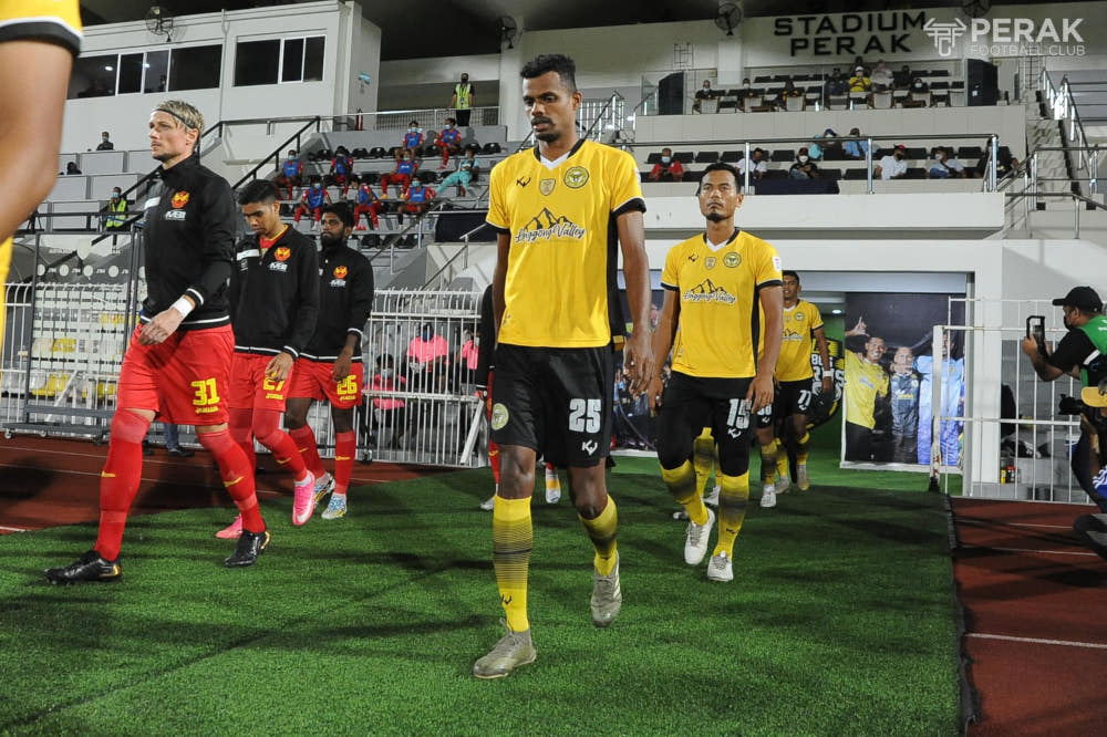 Perak FC during the TM Malaysia Cup 2021, November 11, 2021. u00e2u20acu201d Picture from Facebook/Perak FC 