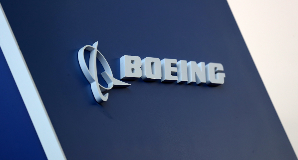 The Boeing logo is pictured at the Latin American Business Aviation Conference & Exhibition fair (LABACE) at Congonhas Airport in Sao Paulo August 14, 2018. u00e2u20acu201d Reuters pic