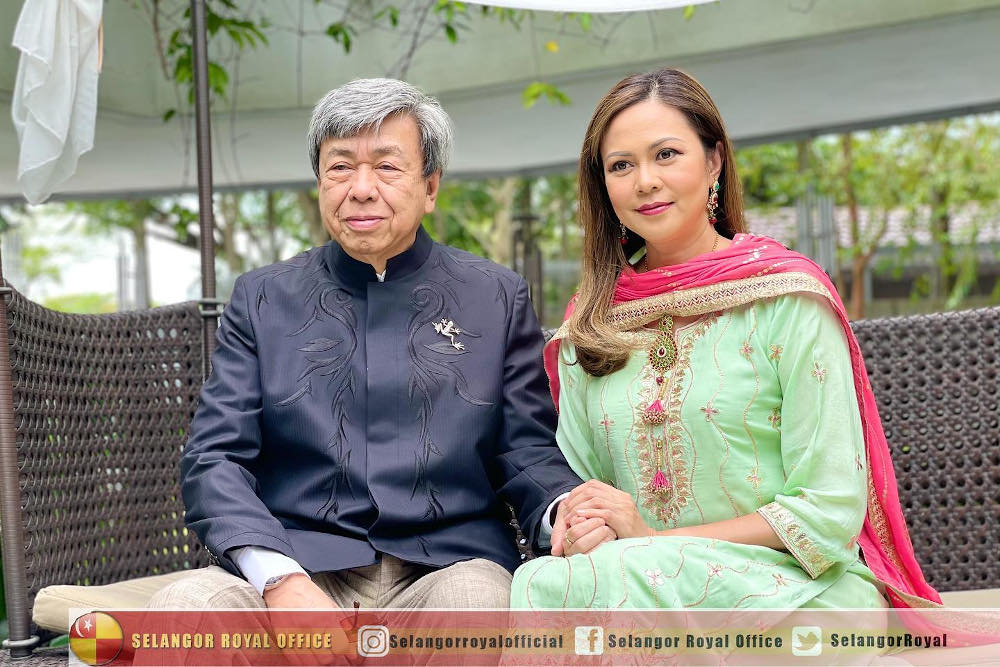 The Sultan of Selangor Sultan Sharafuddin Idris Shah and Tengku Permaisuri of Selangor Tengku Permaisuri Norashikin expressed hope that Deepavali will be celebrated in harmony, respect and tolerance. u00e2u20acu201d Picture via Facebook/Selangor Royal Office