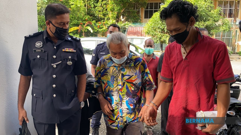 Shaari Hasan, 60, was charged with committing the act at Kampung Sungai Buaya, Rawang at 1.30pm on July 27 under Section 377 of the Penal Code. u00e2u20acu201d Picture from Twitter/Bernama