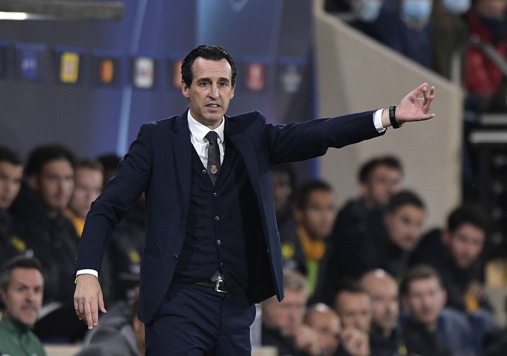 Villarreal coach Unai Emery during the game against Young Boys at Estadio de la Ceramica, Villarreal November 2, 2021. u00e2u20acu201d Reuters pic