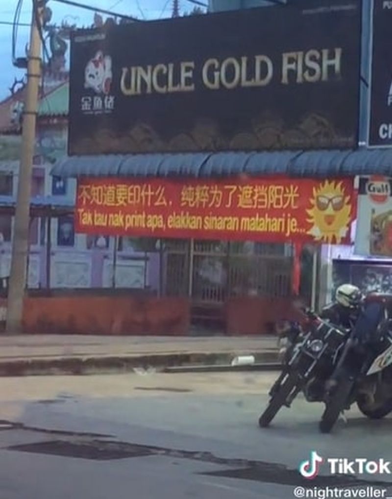 Creative marketing idea or sunshade?