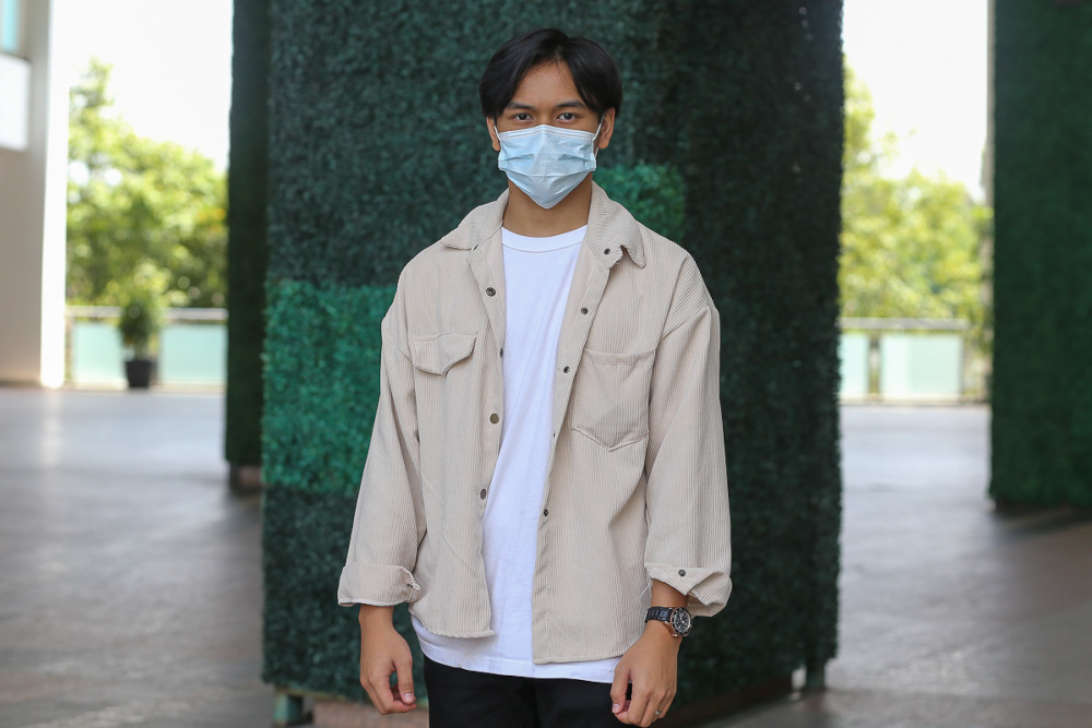 MSU student Nor Aiman Haiqal wants to see Malaysia with a strong economy. — Picture by Yusof Mat Isa