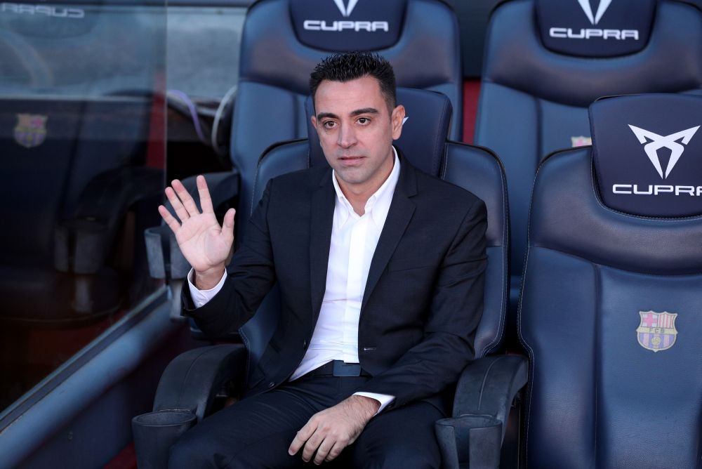 FC Barcelona coach Xavi during his unveiling at Camp Nou, Barcelona November 8, 2021. u00e2u20acu201d Reuters pic