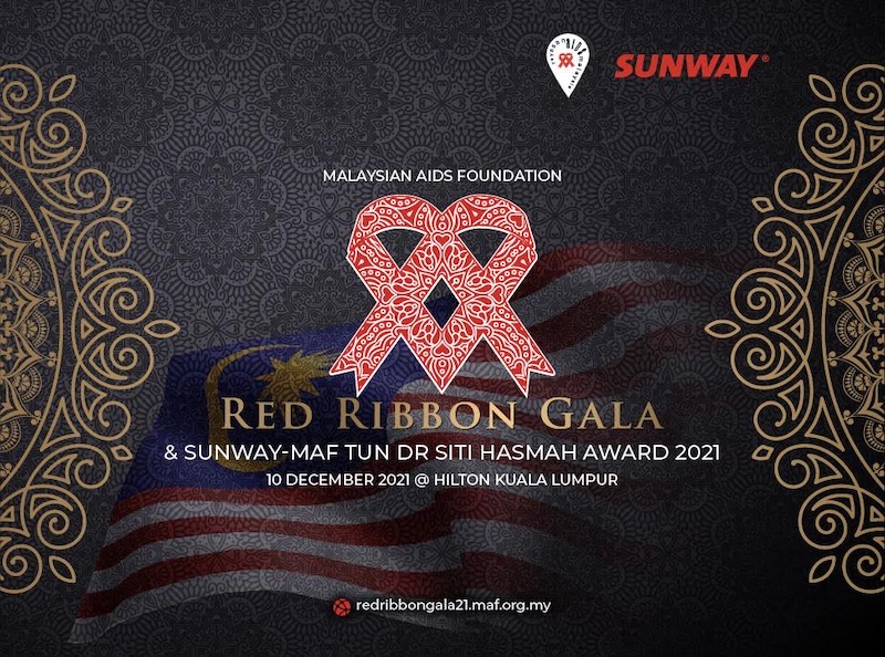 The Malaysian AIDS Foundation's Red Ribbon Gala and the Sunway-MAF Tun Dr Siti Hasmah Award will take place tomorrow. u00e2u20acu201d Picture courtesy of MAF