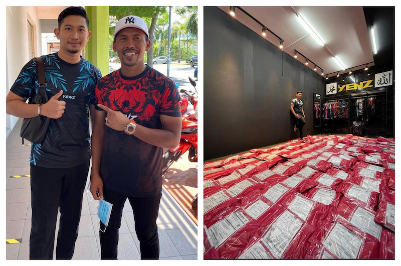 Malaysian celebrities such as Shuib Sepathu have bought and supported Muhamad Yenash's clothes. u00e2u20acu201d Pictures by Muhamad Yenash Ismail