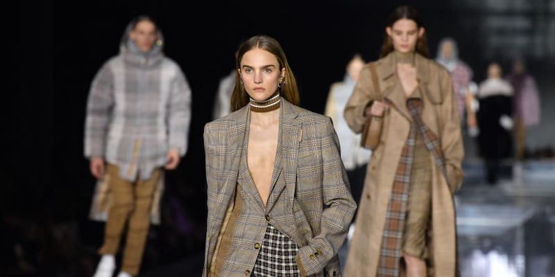 Some of Burberryu00e2u20acu2122s most iconic pieces, like the brandu00e2u20acu2122s trench coats, are now available as clothing rentals. u00e2u20acu201d AFP pic
