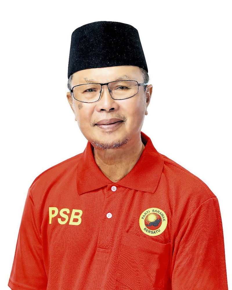 Parti Sarawak Bersatu candidate for the Bukit Sari state seat Alias Mail. u00e2u20acu201d Bernama pic