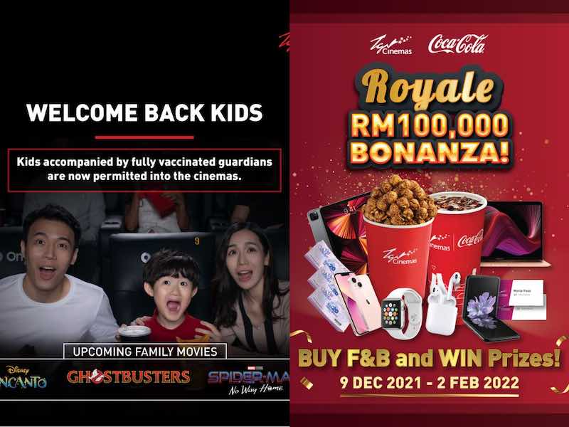 TGV in partnership with Coca-Cola is celebrating the return of families to the cinema with the Royale RM100,000 Bonanza. u00e2u20acu201d Picture courtesy of TGV