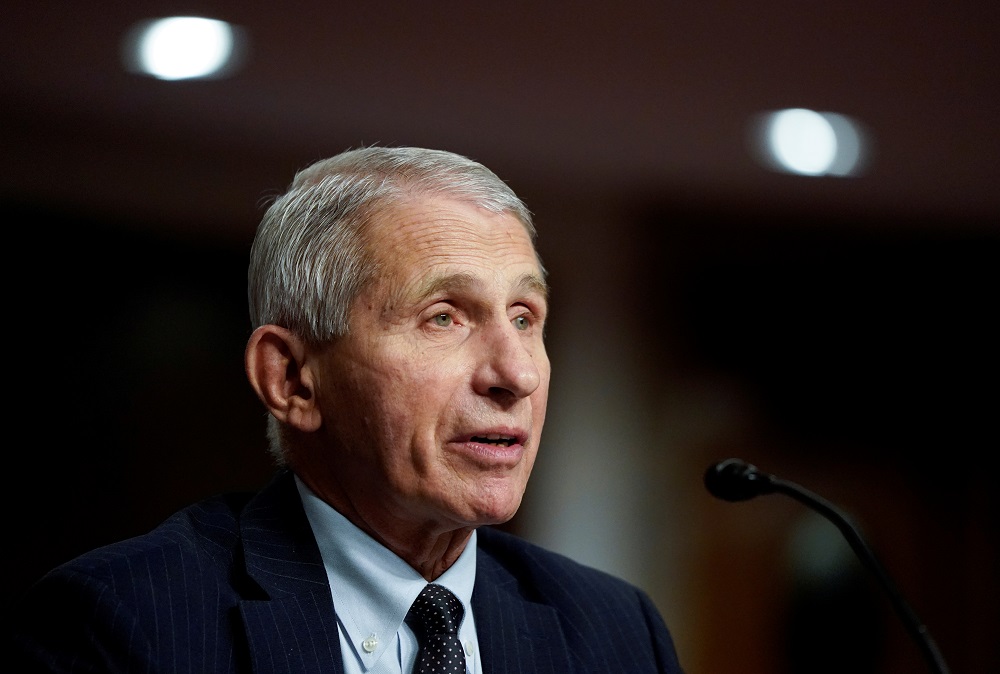 White House Chief Medical Adviser Anthony Fauci in Washington November 4, 2021. u00e2u20acu201d Reuters pic