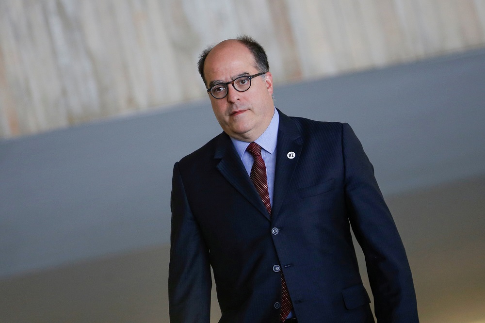 Representative of the Venezuelan opposition leader Juan Guaido, Julio Borges is seen before a meeting of the Lima Group in Brasilia November 8, 2019. u00e2u20acu201d Reuters pic