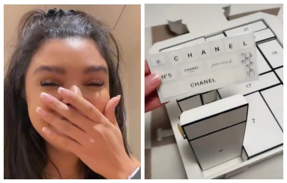 TikTok user Elise Harmon said Chanel blocked her after her review went viral. u00e2u20acu201d Screen captures from TikTok/Elise Harmon