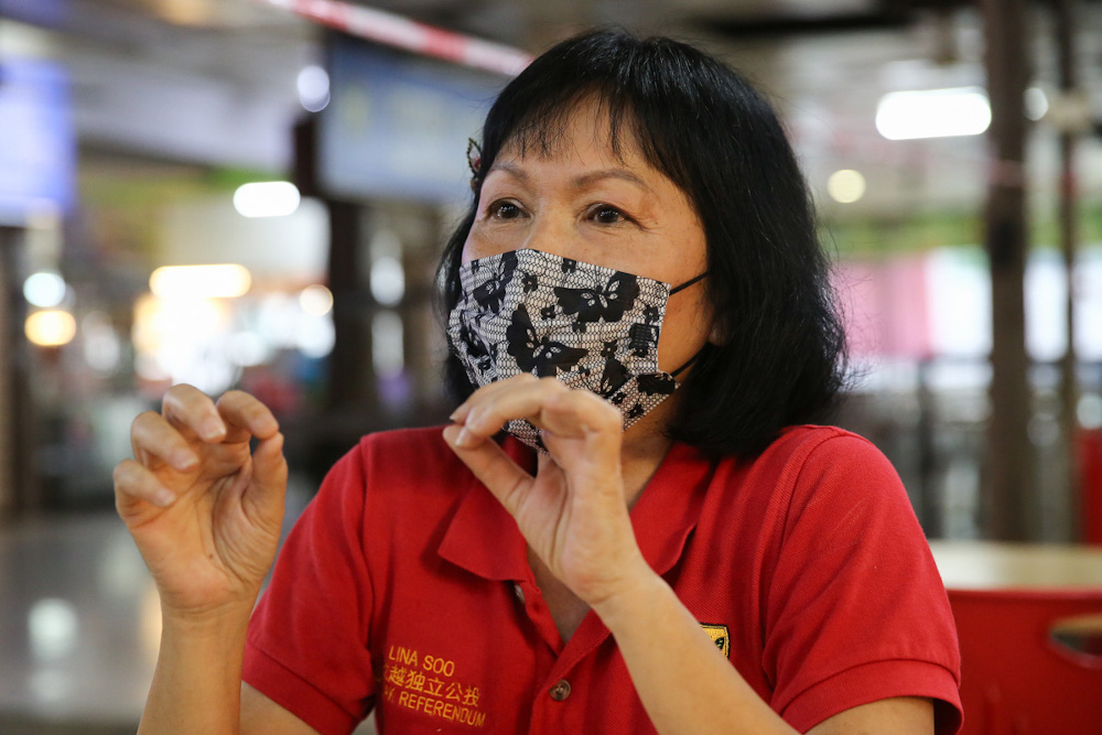 Sarawak People's Aspiration Party (Aspirasi) president Lina Soo speaks to Malay Mail during an interview in Kuching December 13, 2021. u00e2u20acu201d Picture by Yusof Mat Isa