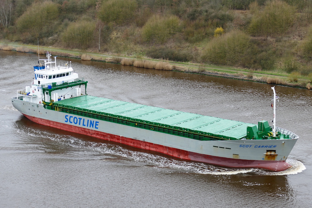British-registered vessel Scot Carrier is pictured in Kiel, Germany April 4, 2021. u00e2u20acu201d Picture by Tony Zech via Reutersn n