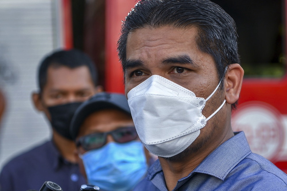 Senior Education Minister Datuk Radzi Jidin speaks to reporters after officiating the Putrajaya Community Circumcision Programme in Precinct 8, Putrajaya December 26, 2021. u00e2u20acu201d Bernama pic