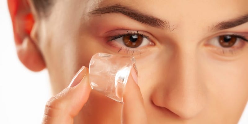 Skin-icing is one of the beauty hacks thatu00e2u20acu2122s been doing the rounds on TikTok all year long. u00e2u20acu201d Picture courtesy of Vladimir Gjorgiev / Shutterstock via ETX Studio