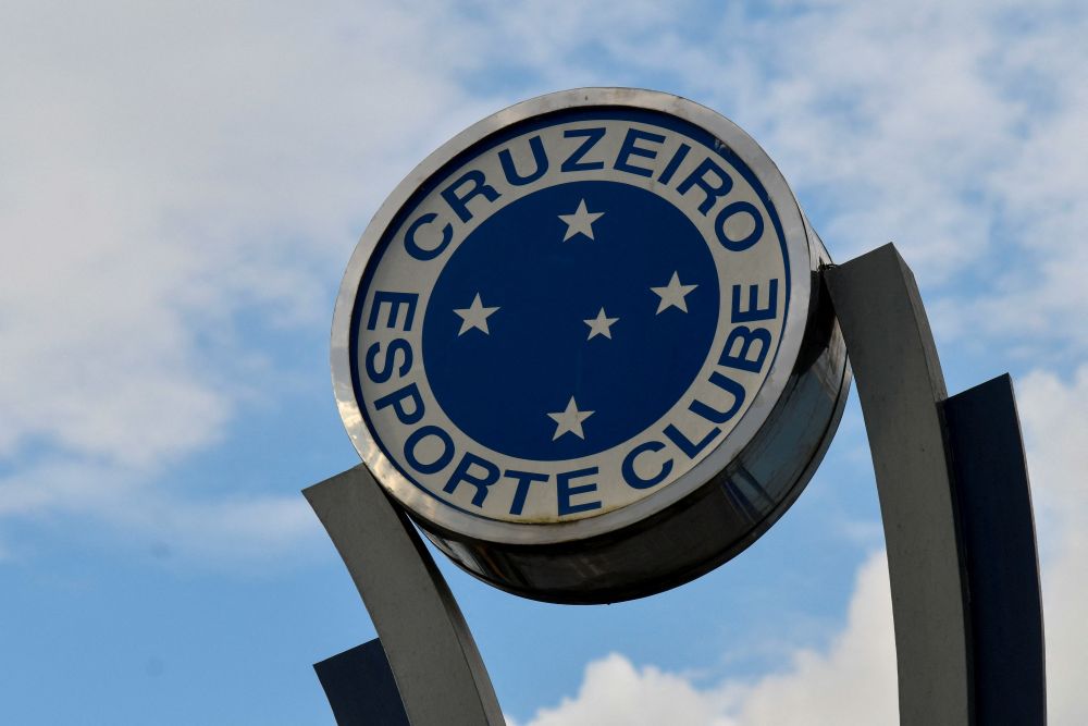 A badge of the Cruzeiro Club is seen at the club's training center, Toca da Raposa 2, after the club was sold to former football player Ronaldo, in Belo Horizonte December 18, 2021. u00e2u20acu201d Reuters pic