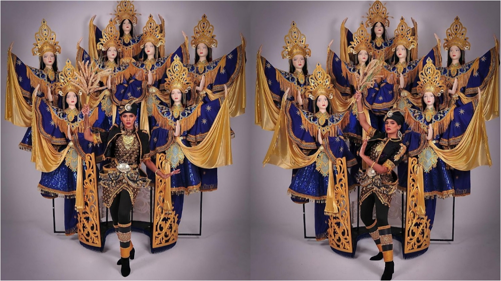 Miss Grand Malaysia wins hearts with her unique national costume. u00e2u20acu201d Picture via Lishalliny Kanaran Instagram account