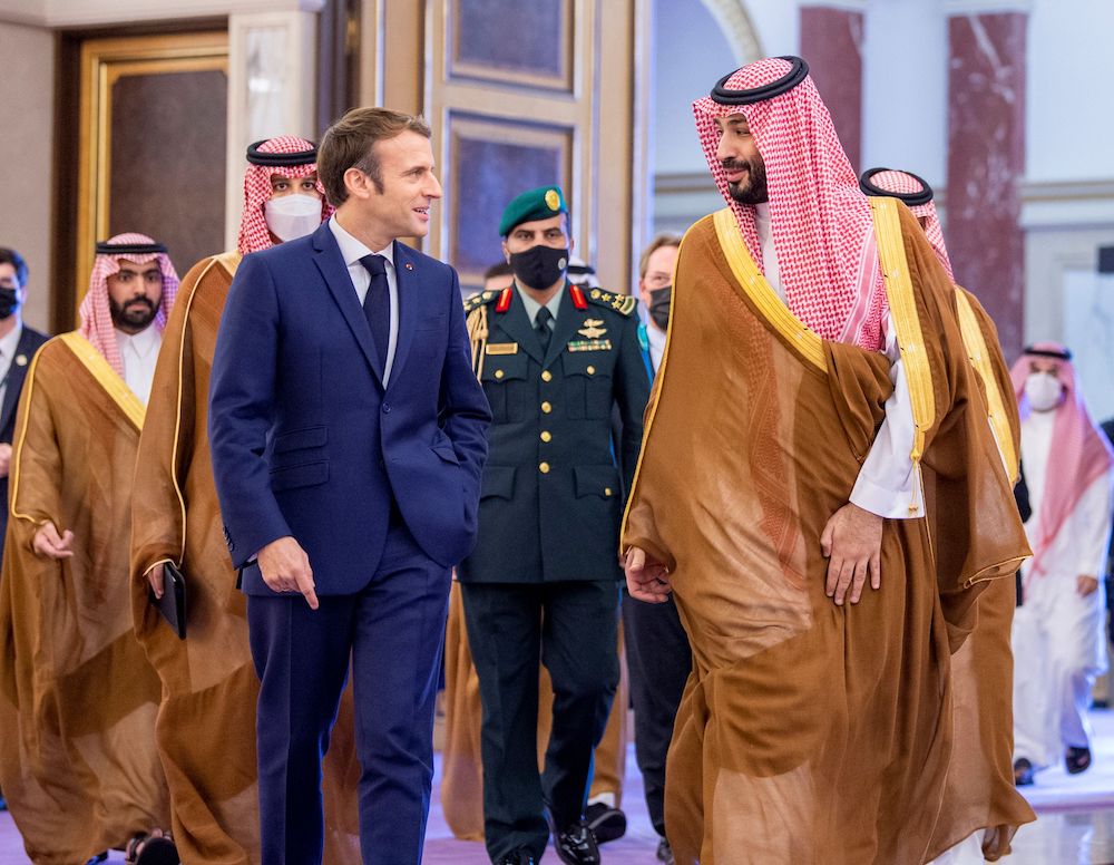 Saudi Crown Prince, Mohammed bin Salman receives French President Emmanuel Macron in Jeddah, Saudi Arabia, December 4, 2021. u00e2u20acu201d Reuters pic