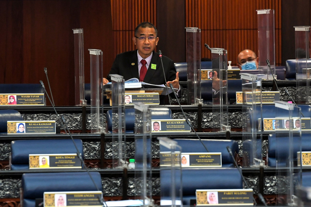 Deputy Health Minister Datuk Dr Noor Azmi Ghazali during the winding up debate on the Supply Bill 2022 (Budget 2022) at the committee level for the ministry in the Dewan Rakyat, December 6, 2021. u00e2u20acu201d Bernama pic 