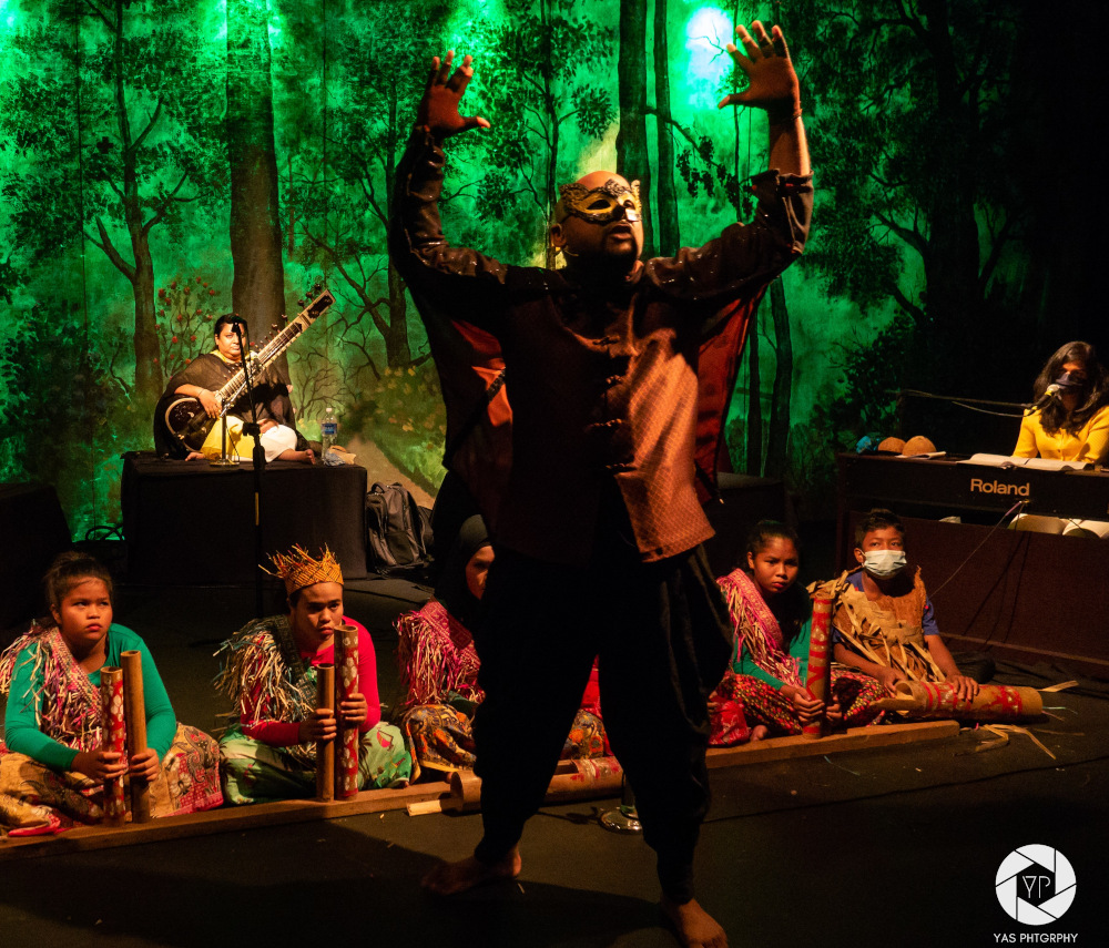 Riki the flying fox, played by Mathan Rajasingam, is the main narrator for the online show. — Picture by Yasodhaa Padmanathan 