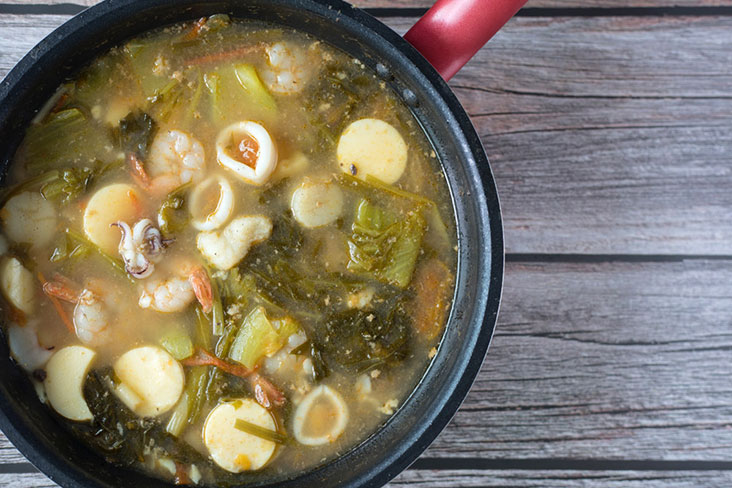 You may want to serve from your pot or pan directly at the table.