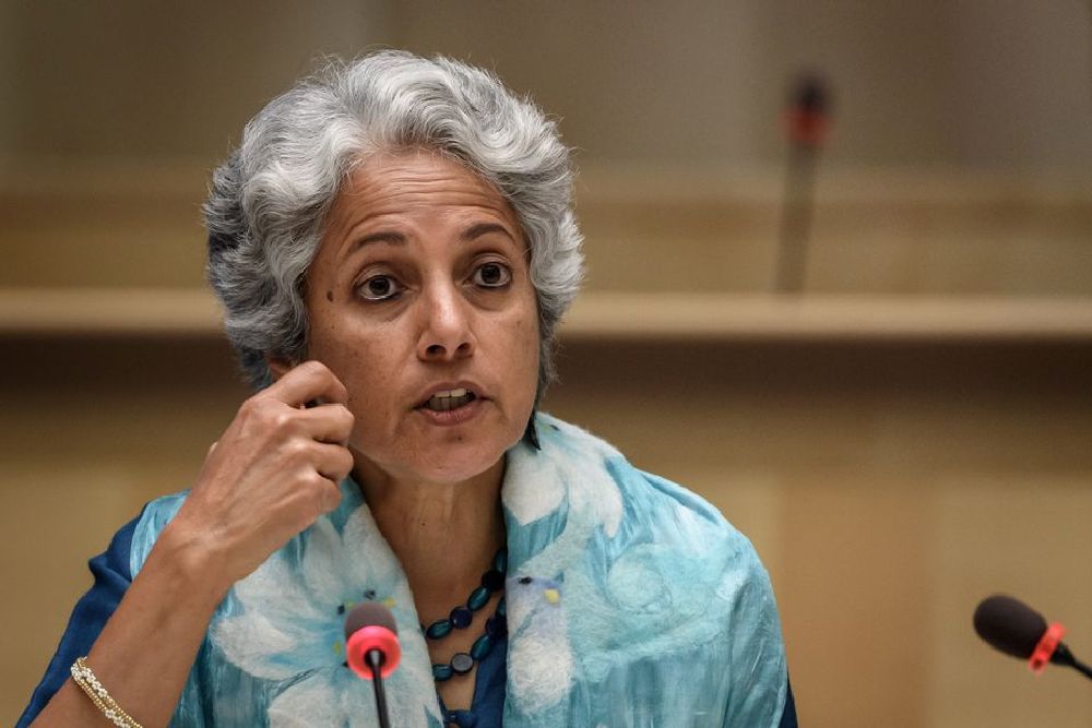 World Health Organization (WHO) Chief Scientist Soumya Swaminathan attends a press conference at the WHO headquarters in Geneva Switzerland July 3, 2020. u00e2u20acu201d Pool pic via Reuters