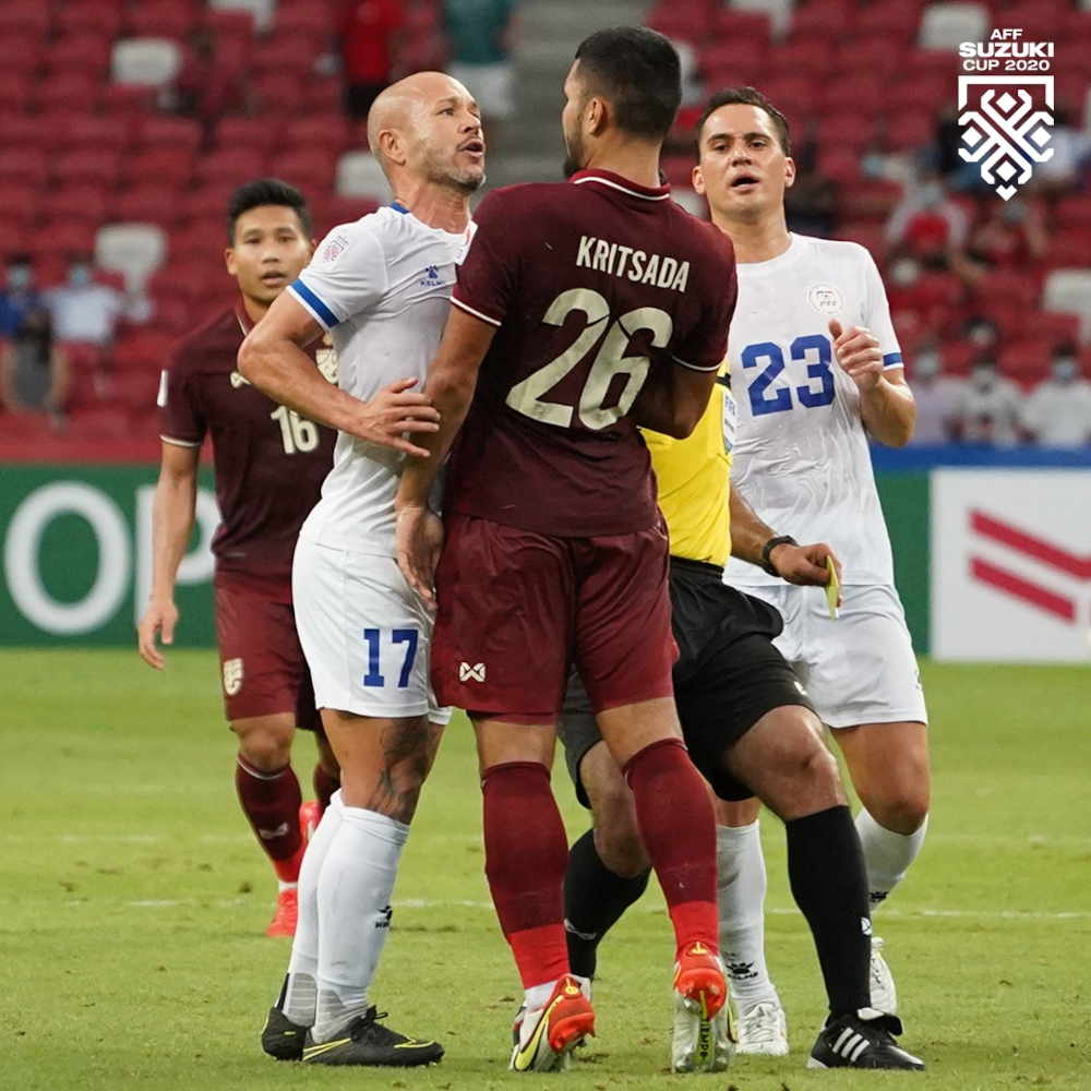 Thailand will wrap up their group fixtures by taking on Singapore on Saturday to decide who will top the group. u00e2u20acu201d Picture from Facebook/AFF Suzuki Cup 