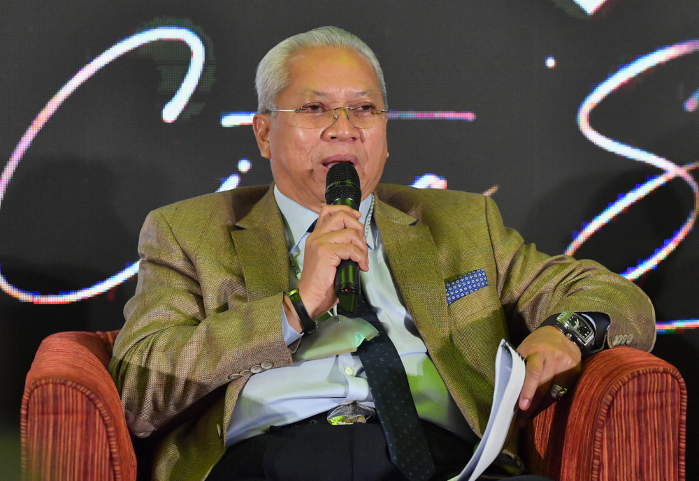 Communications and Multimedia Minister Tan Sri Annuar Musa speaks at a press conference for the 31st Malaysian Film Festival in Kuala Lumpur, December 1, 2021. u00e2u20acu201d Bernama pic 