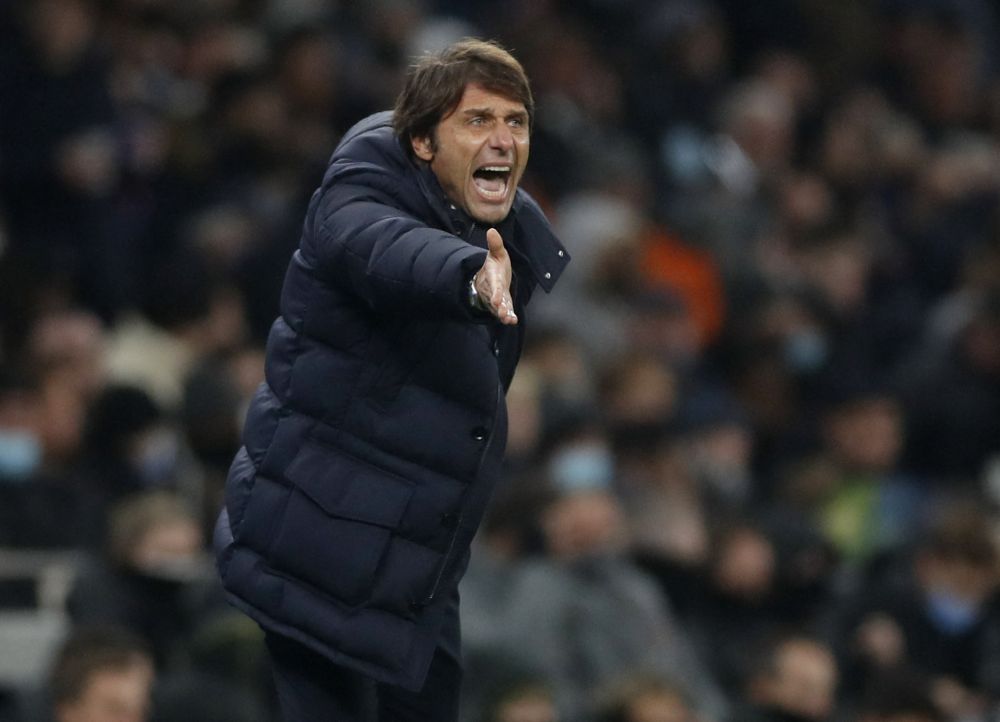 Tottenham Hotspur manager Antonio Conte reacts during the match against Liverpool at the Tottenham Hotspur Stadium, London December 19, 2021. u00e2u20acu201d Reuters picnn