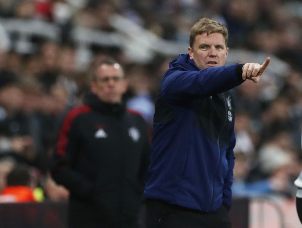 Newcastle United manager Eddie Howe during the match against Manchester United at St Jamesu00e2u20acu2122 Park, Newcastle December 27, 2021. u00e2u20acu201d Reuters pic