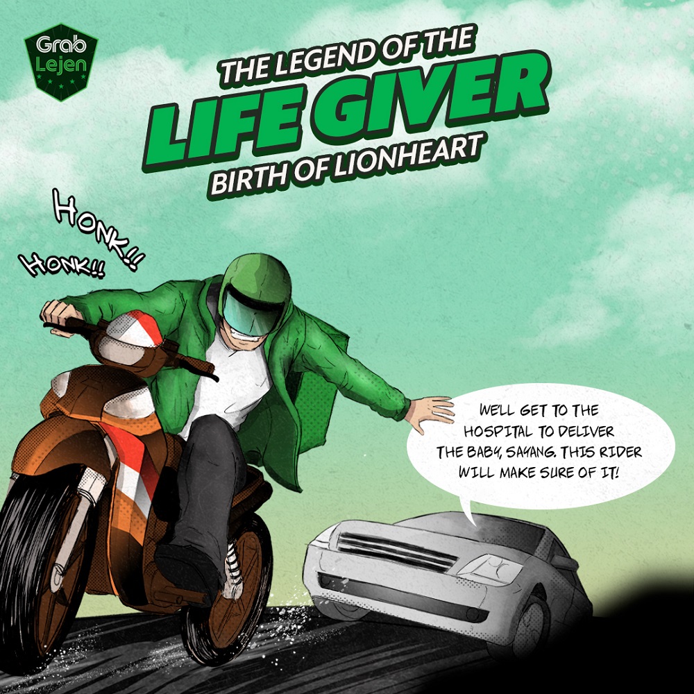 Grab Malaysia launches u00e2u20acu02dcGrab Lejenu00e2u20acu2122 initiative to honour the dedication of its drivers and riders through comics and incentives. u00e2u20acu2022 Picture courtesy of Grab Malaysia