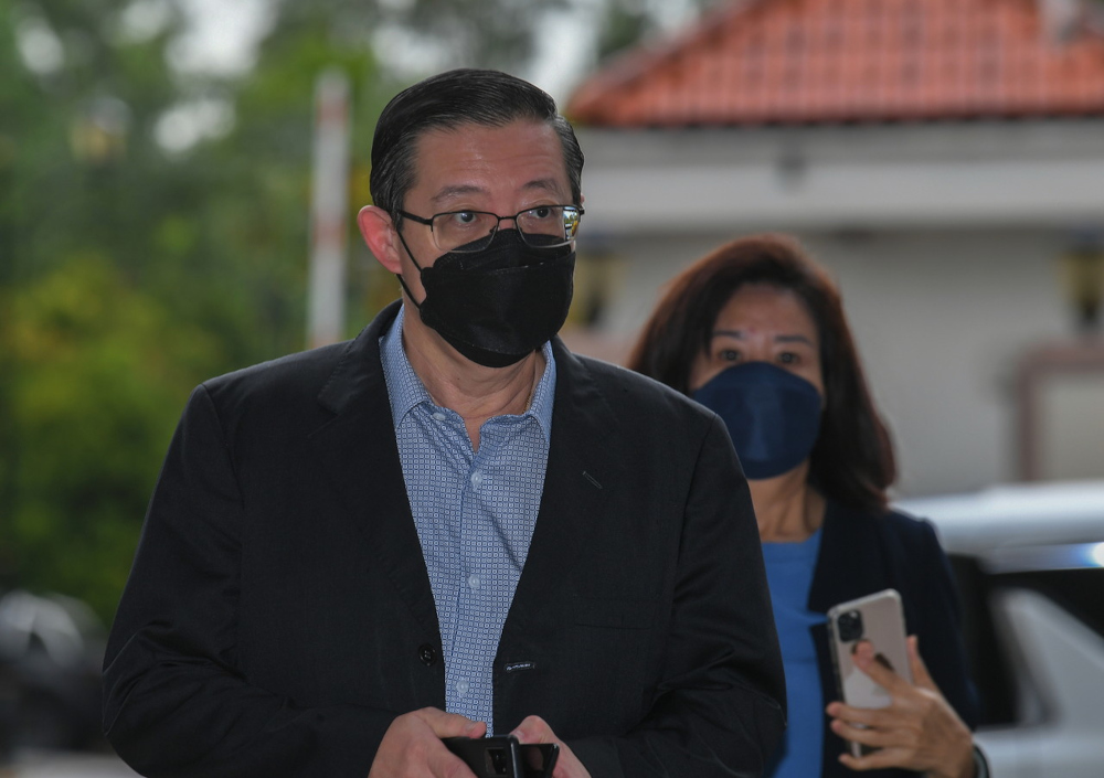 Lim Guan Eng at the Kuala Lumpur Court Complex, December 17, 2021. u00e2u20acu201d Bernama pic 