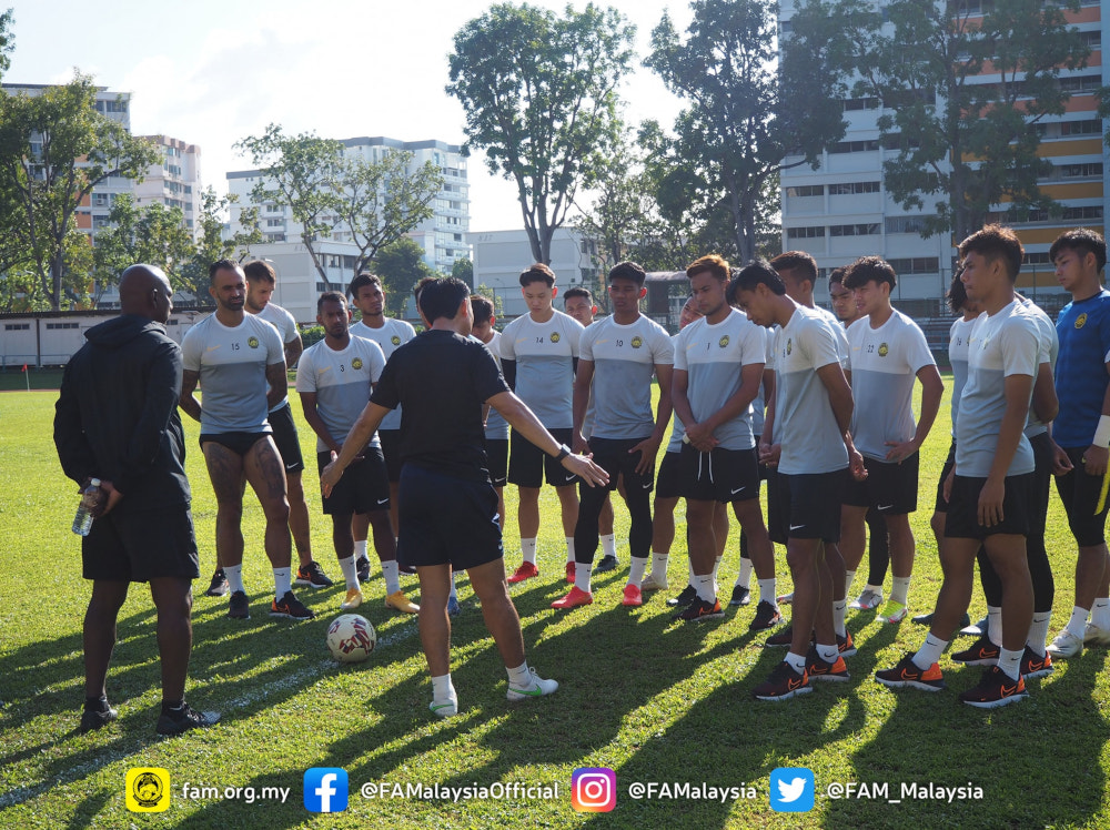 Knowing that the approach is fraught with risks, Tan Cheng Hoe remains optimistic that his players have the versatility to execute the task well despite being delegated to different positions. u00e2u20acu201d Picture from Facebook/Football Association of Malaysia 