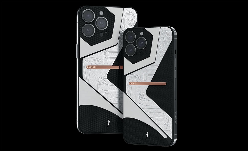Caviar is selling an iPhone 13 Pro u00e2u20acu02dcElectrou00e2u20acu2122 model that pays tribute to Elon Musk. u00e2u20acu2022 Picture courtesy of Caviar