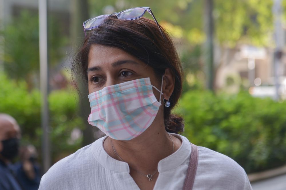 Devi speaks during an interview with Malay Mail at the National Registration Department in Putrajaya December 29, 2021. 