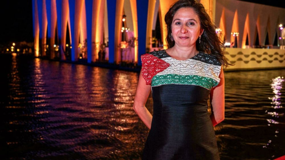 Palestinian film producer May Odeh arrives for an October screening of u00e2u20acu02dcAmirau00e2u20acu2122 at the El Gouna Film Festival in Egypt. u00e2u20acu201d El Gouna Film Festival/AFP file pic