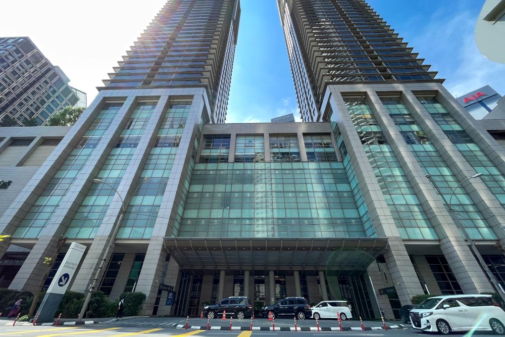 A general view of Datuk Seri Najib Razak's private residence at Pavilion Residences, Bukit Bintang December 8, 2021. u00e2u20acu2022 Picture by Hari Anggara