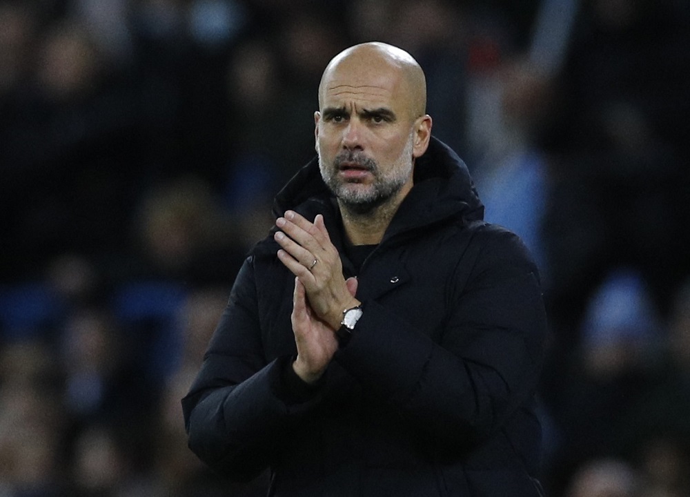 Manchester City manager Pep Guardiola during the match against Leeds United December 15, 2021. u00e2u20acu2022 Reuters pic
