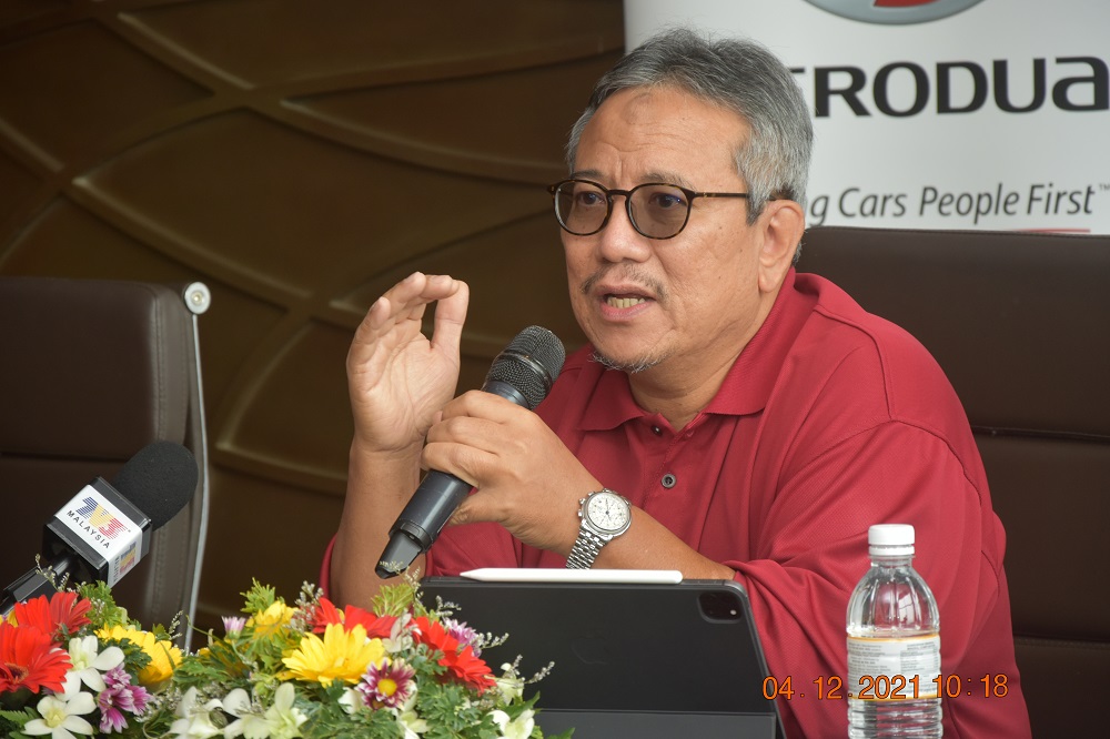 Perodua president and chief executive officer Datuk Zainal Abidin Ahmad. u00e2u20acu2022 Picture courtesy of Perodua