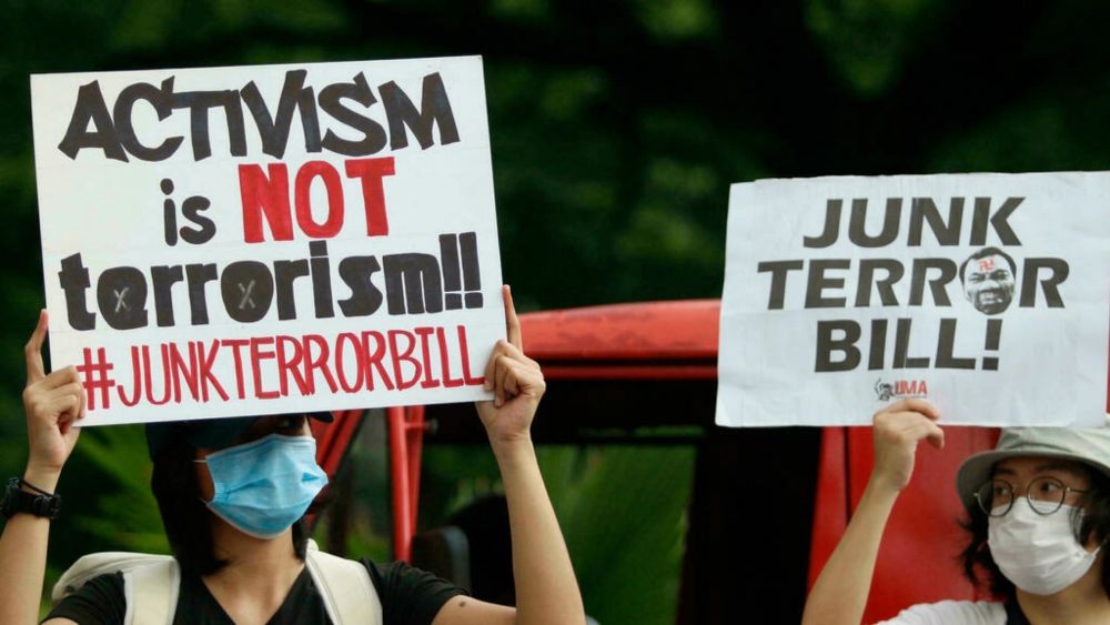 The law took effect last year and gives the countryu00e2u20acu2122s security forces sweeping powers to go after suspected terrorists. u00e2u20acu201d AFP pic