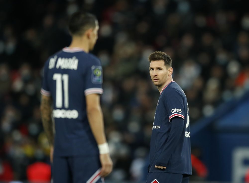 Paris St Germain's Lionel Messi looks on during the game against Nice at Parc des Princes, Paris December 1, 2021. u00e2u20acu201d Reuters picnn