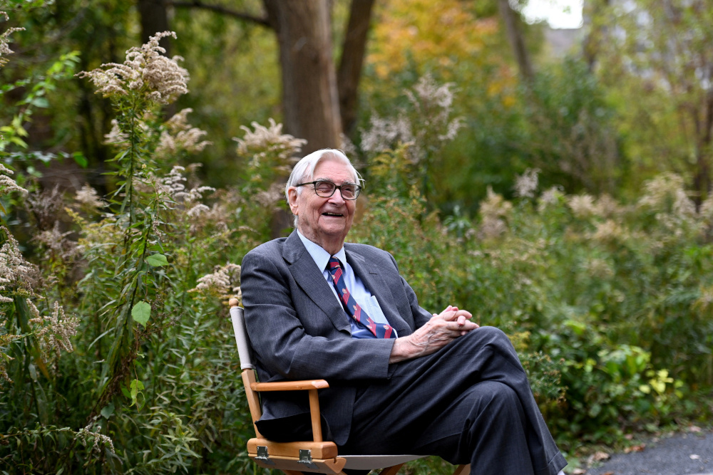 American biologist EO Wilson poses for a portrait in Lexington, Massachusetts October 21, 2021. u00e2u20acu201d Reuters pic