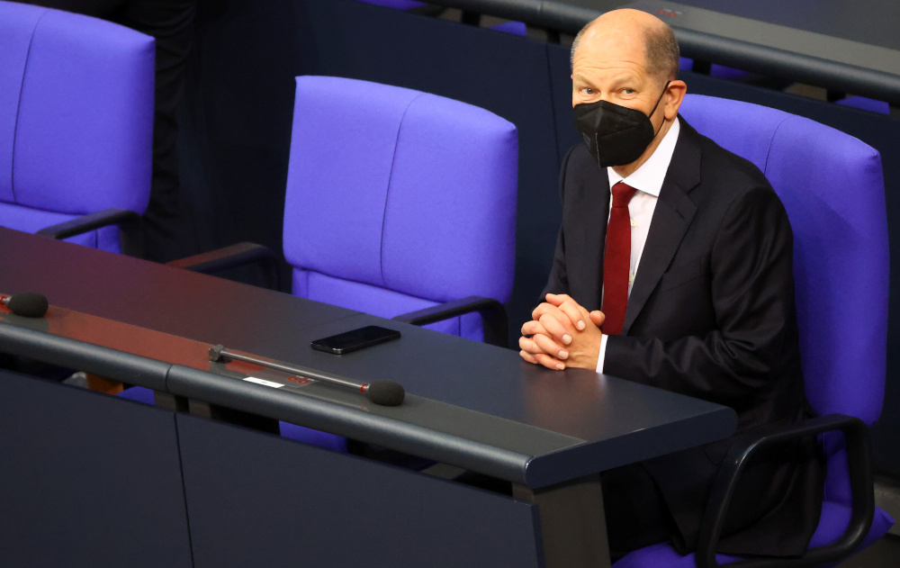 Newly elected German Chancellor Olaf Scholz attends a session of the German lower house of parliament Bundestag, in Berlin December 8, 2021. u00e2u20acu201d Reuters pic