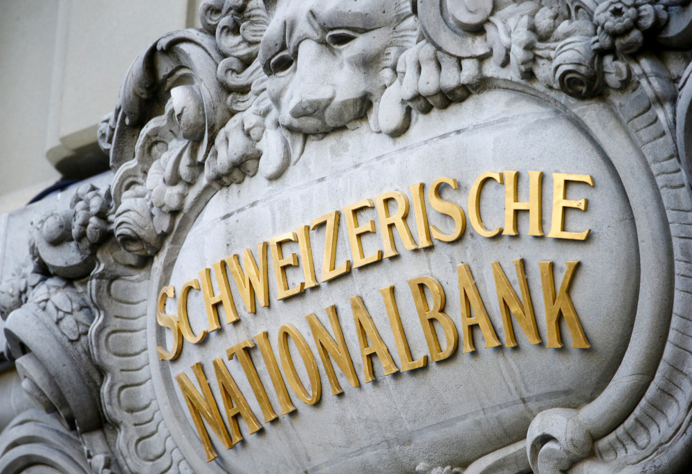 The Swiss National Bank (SNB) logo is pictured on its building in Bern June 17, 2021. u00e2u20acu201d Reuters pic